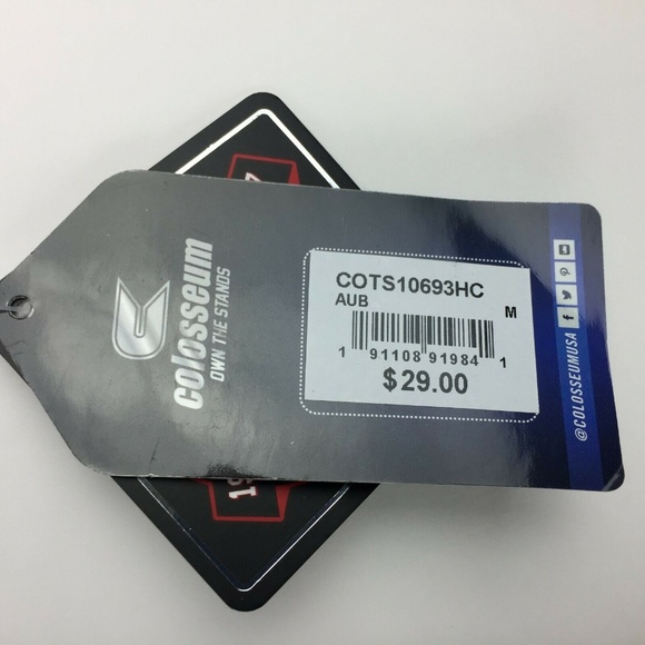 Auburn Tigers Mens Logo Short Sleeve Grey Tee - Picture 7 of 8